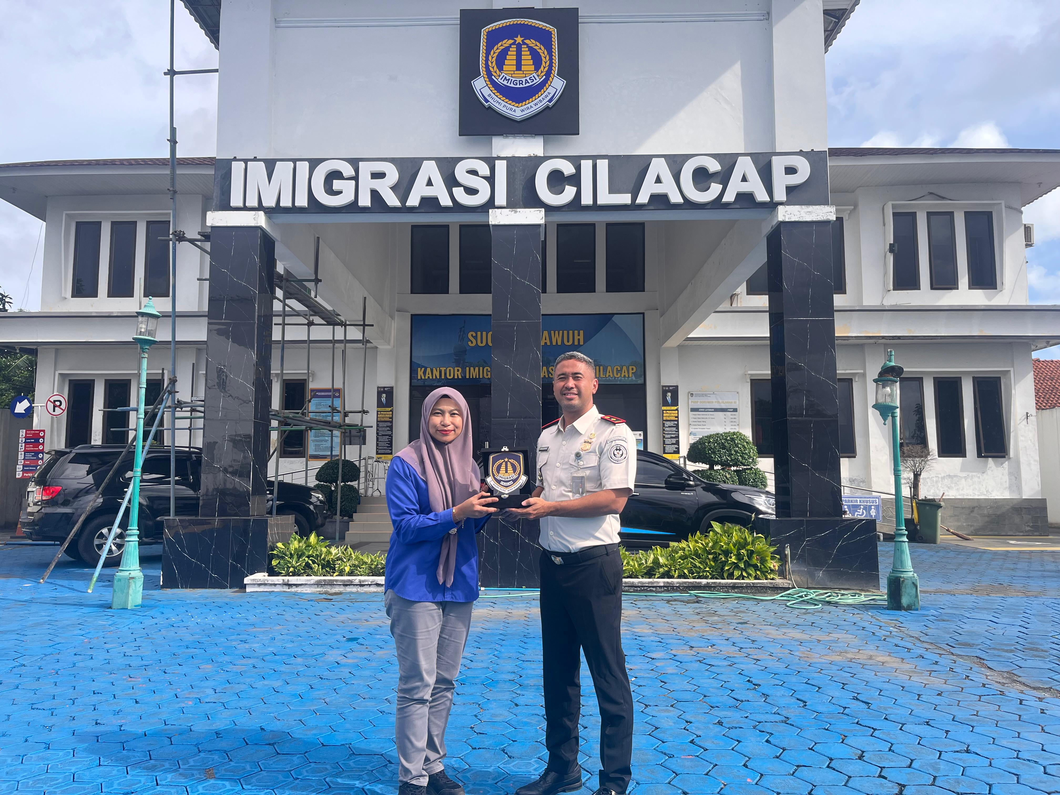 Kunjungan Kehormatan Atase Imigrasi Kedutaan Besar Malaysia ke Kantor Imigrasi Kelas I Cilacap
